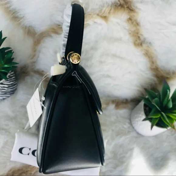 Authentic Brand New Coach Willis Top Handle 18 C3844 With Quilting in Black - Picture 11 of 16